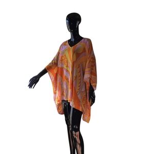 Show Me Your MuMu Peta Tunic in Caribbean Cocktail | Made in USA | Size Large